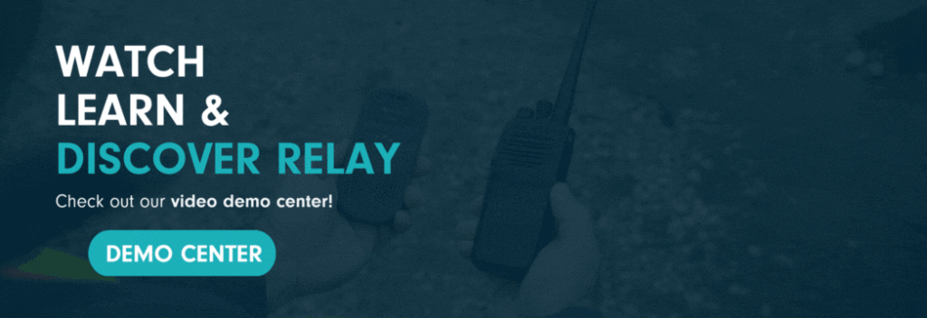 Banner Linking to Relay Demo Center GIF