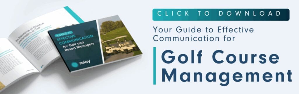 Your Guide to Effective Communication for Golf Course Management ebook Banner
