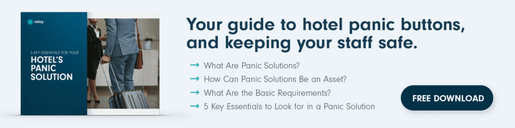 Your guide to hotel panic buttons, and keeping your staff safe banner