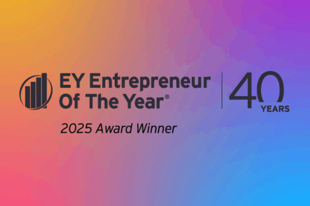 Entrepreneur of the year award winner logo