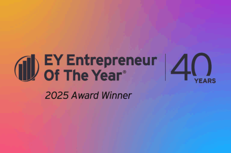 Entrepreneur of the year award winner logo