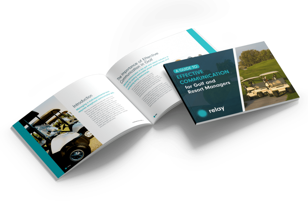 A cover of the Golf and Resort Communication Guide