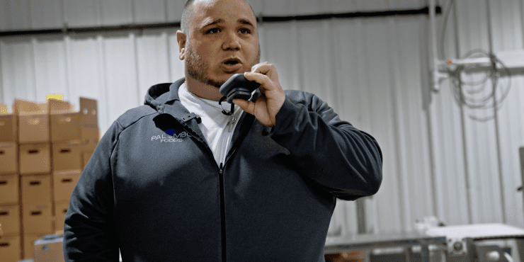 Using RelayX on the floor at Palumbo Foods