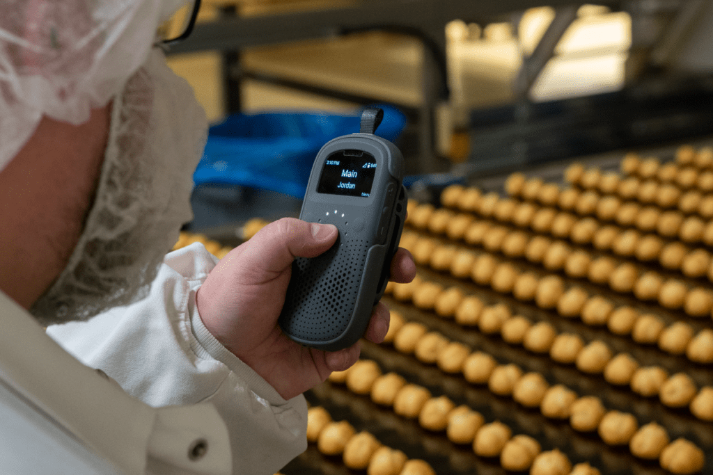 Using RelayX at a Food Manufacturing site.