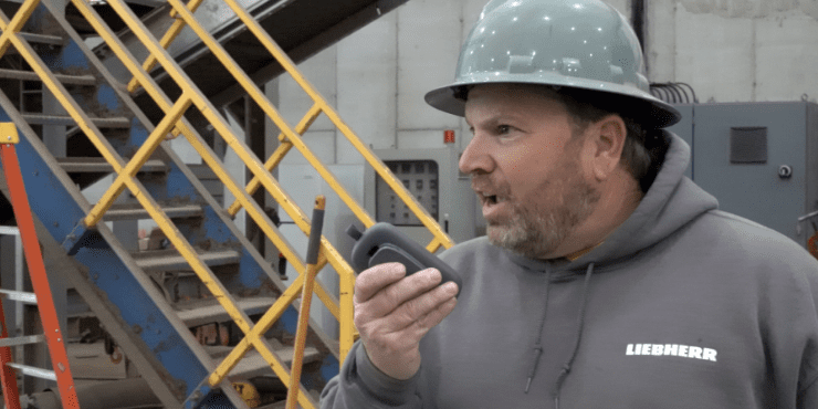 A team member using RelayX