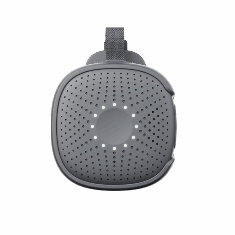 Front view of the Relay+ Belt Clip Case with Relay+ inserted.