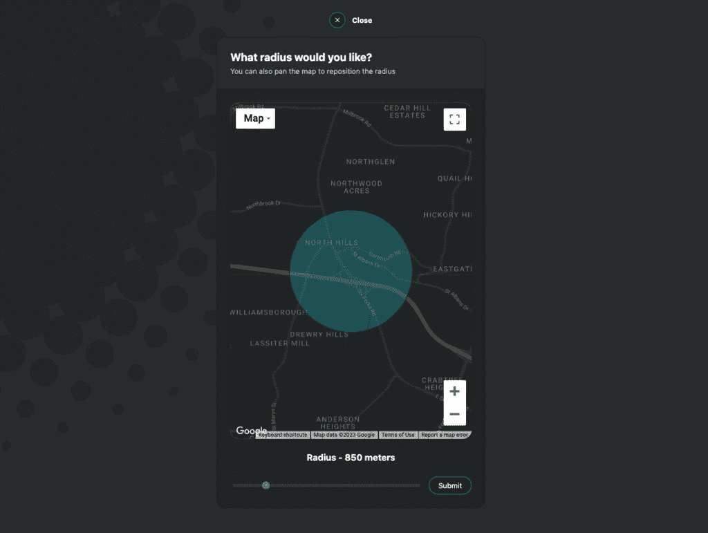Relay's geofence capabilities