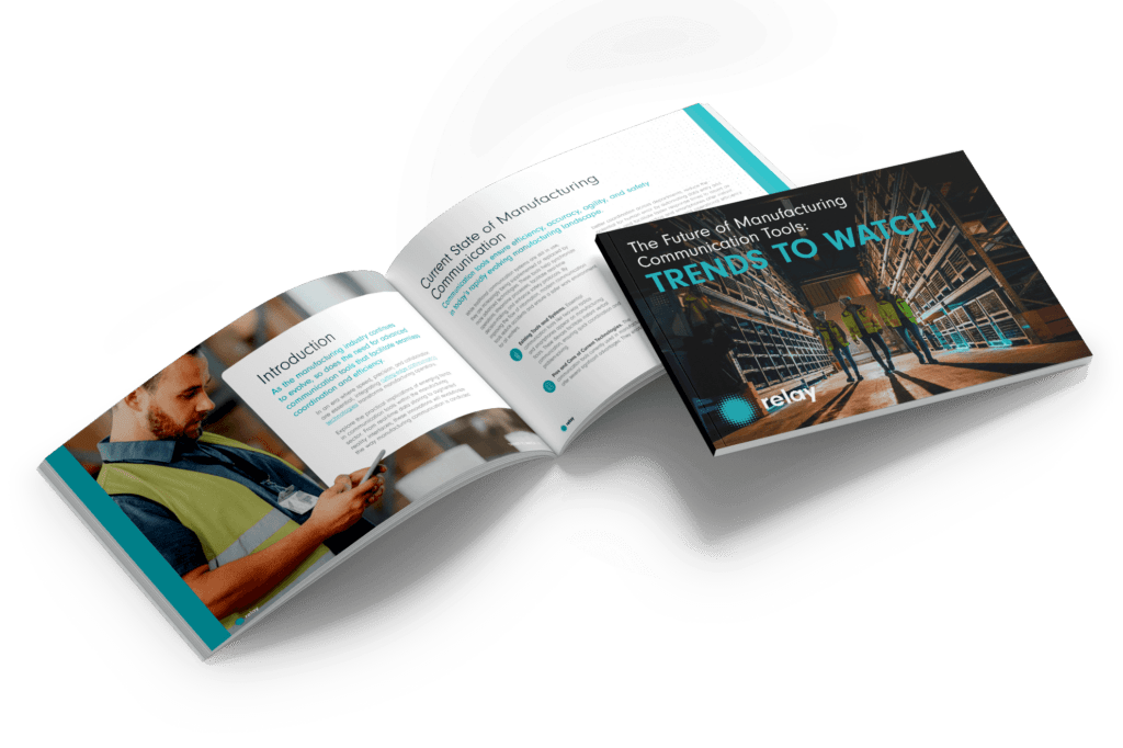 A cover of The Future of Manufacturing Communication Tools: Trends to Watch