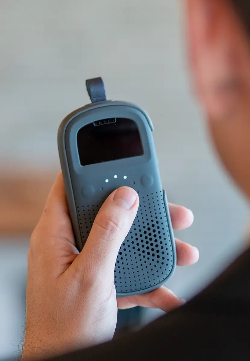 Relay devices enabling real-time team communication and safety coordination in large venues environments